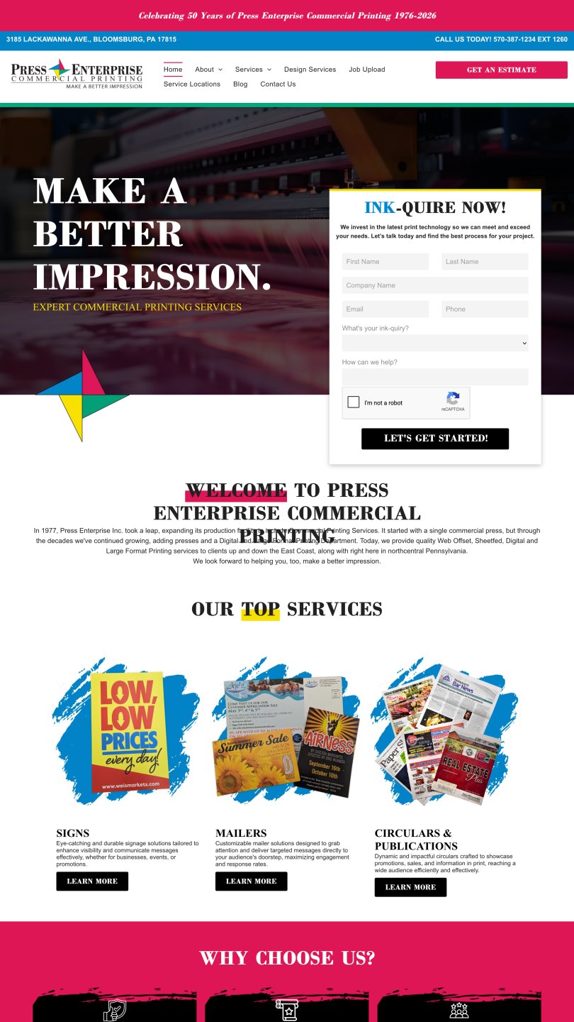 Press Enterprise Commercial Printing